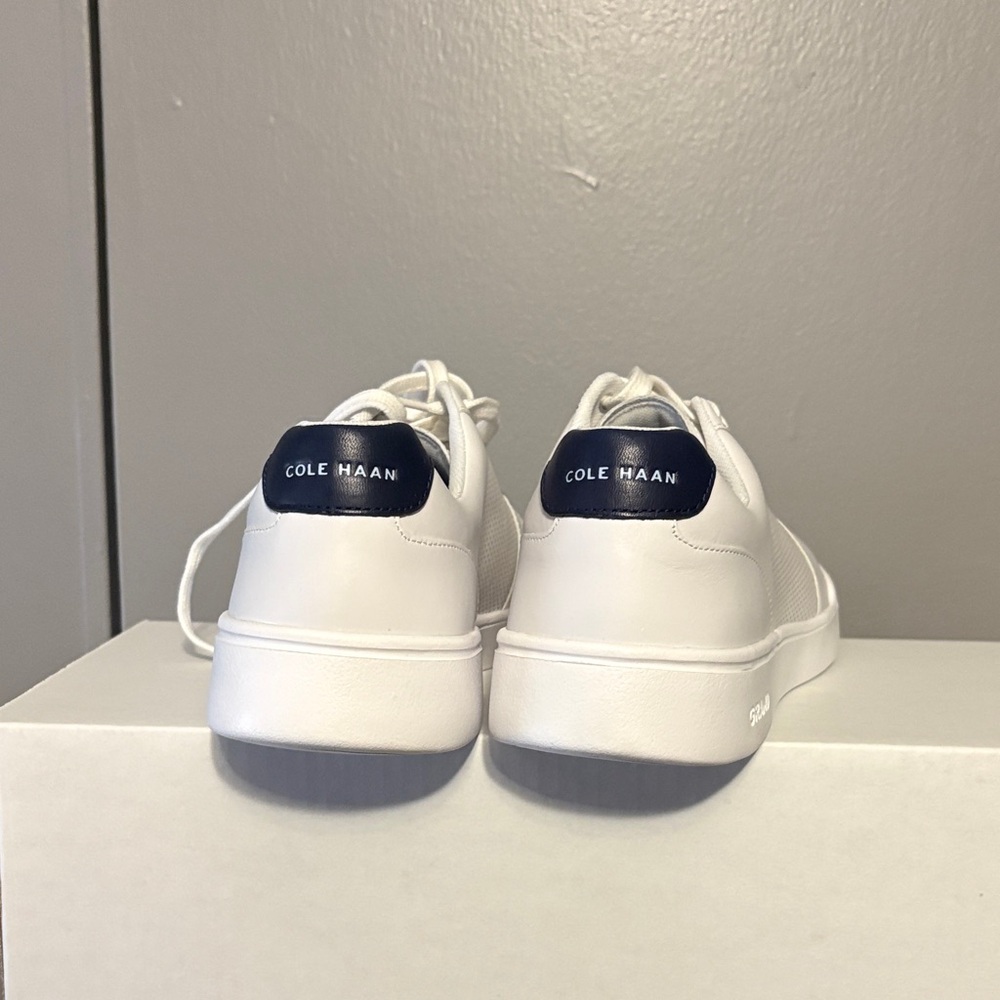 Cole Haan White and Navy Men's Sneakers (Grand)